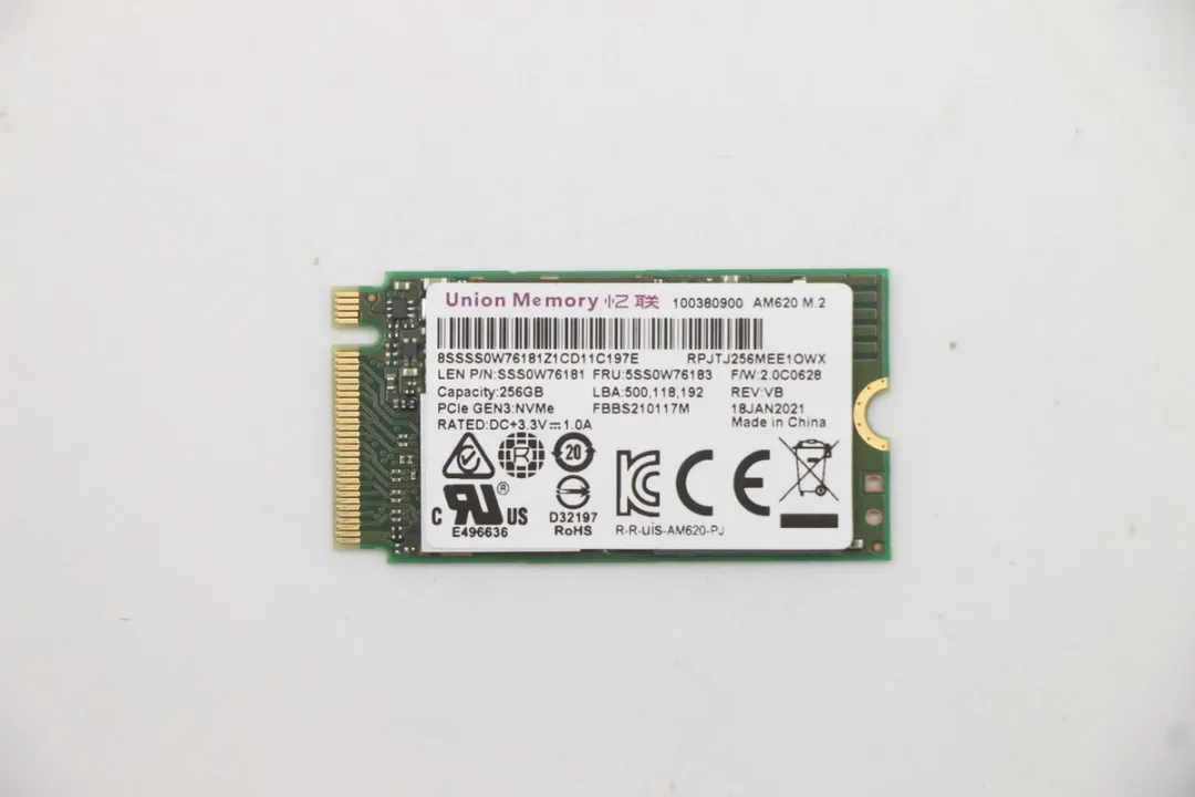 Lenovo 5SS0W76183 SSD M.2 NVMe 256GB
