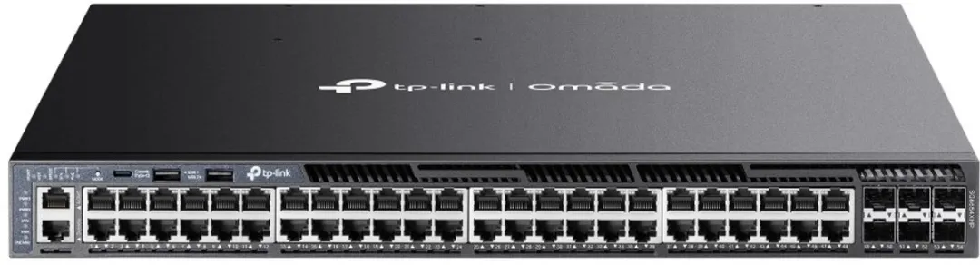 TP-Link Omada SG6654XHP Managed L3 Switch - 48x PoE+ 1000Mbit - Zwart