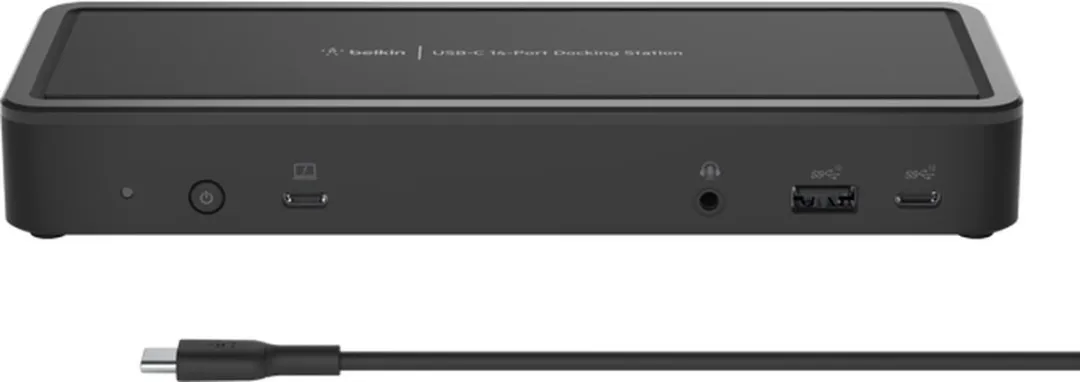 Belkin USB-C Triple Display Dock INC003VFBK - 14 Poorten - 65W PD - 4K