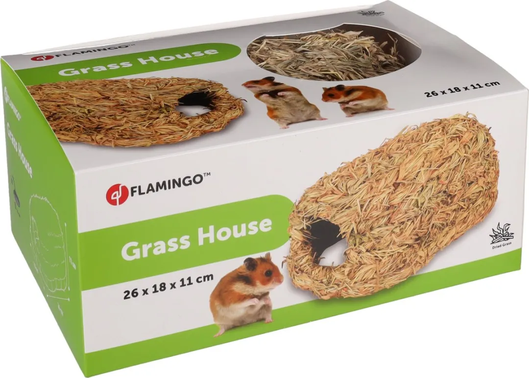 Flamingo Roll a Nest voor Konijnen en Knaagdieren - Bruin