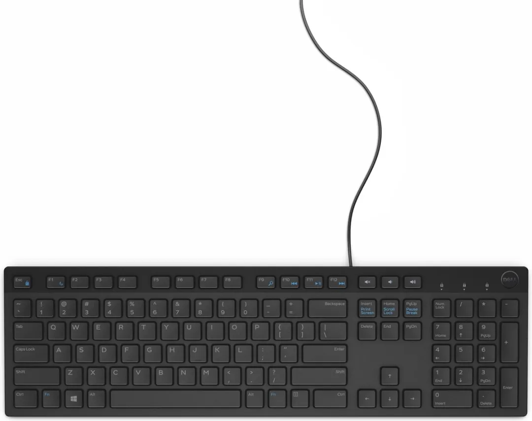 Dell KB216 Noors Toetsenbord - Zwart