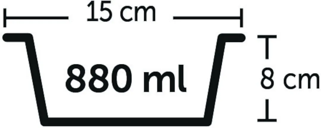 Flamingo - Knaagdier Eetpot - Zilver - 15 x 17.8 x 8 cm