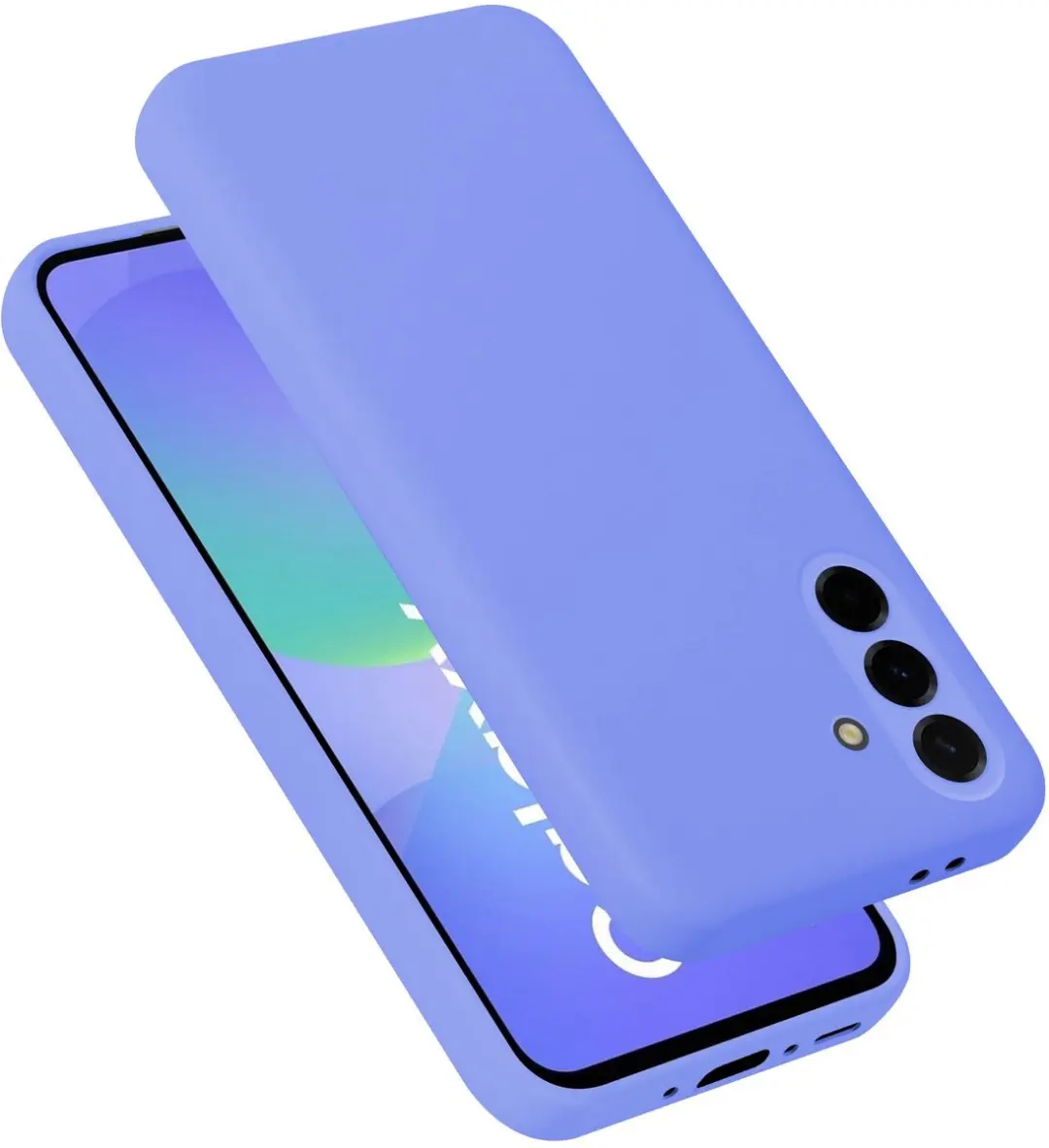 Cadorabo Hoesje geschikt voor Samsung Galaxy A36 Case in Liquid Lichte Paars Bes