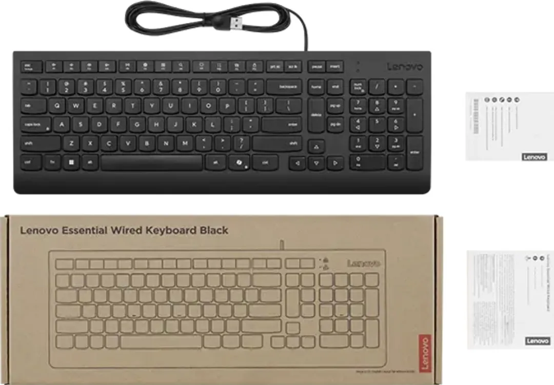 Lenovo 4Y41R64672 Toetsenbord - Amerikaans Engels - Zwart