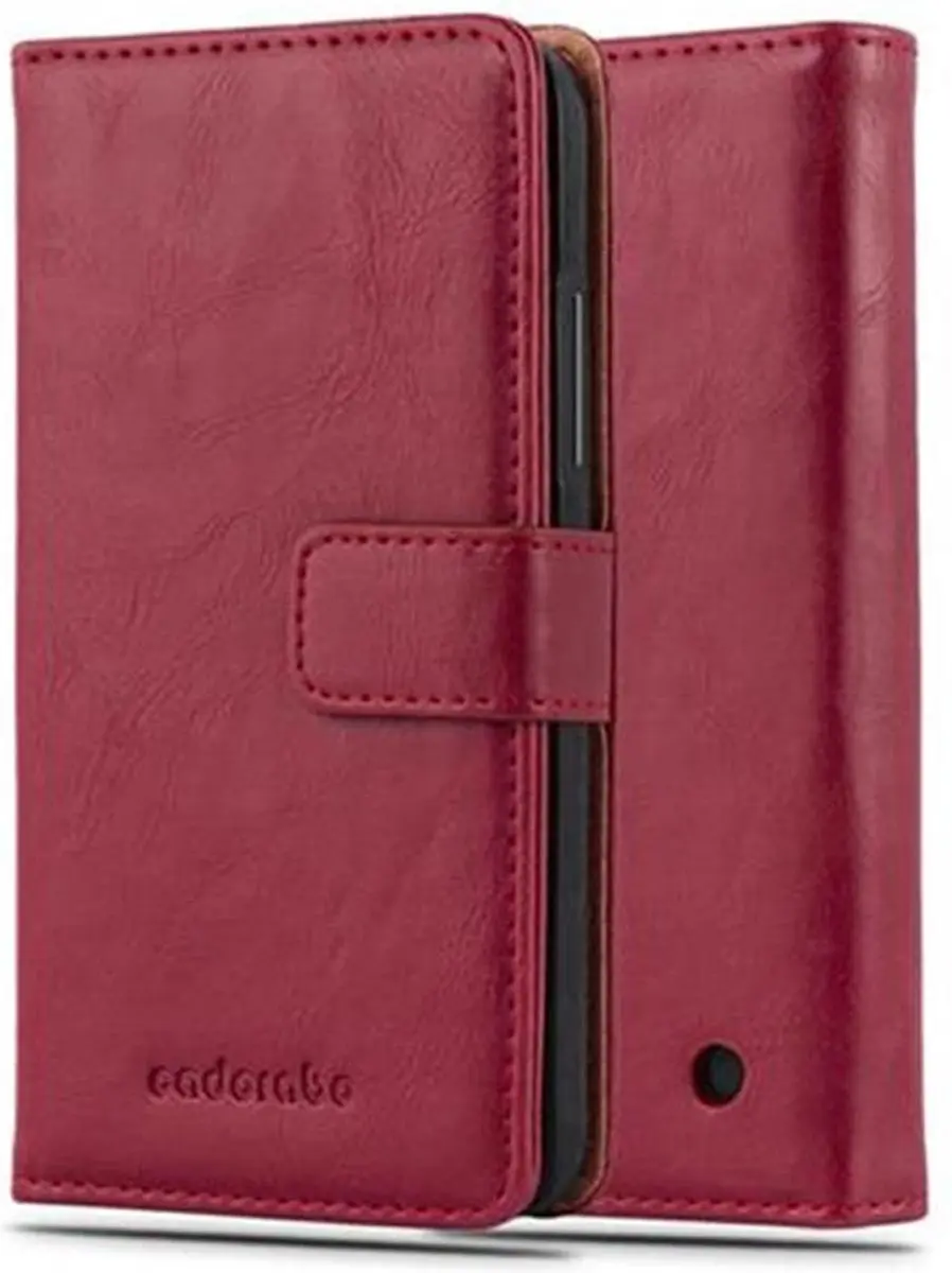 Cadorabo Hoesje geschikt voor Nokia Lumia 640 in WIJN ROOD