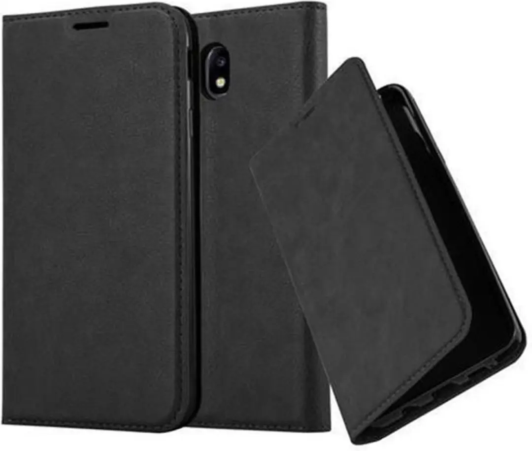 Cadorabo Hoesje geschikt voor Samsung Galaxy J7 2017 in ZWARTE NACHT