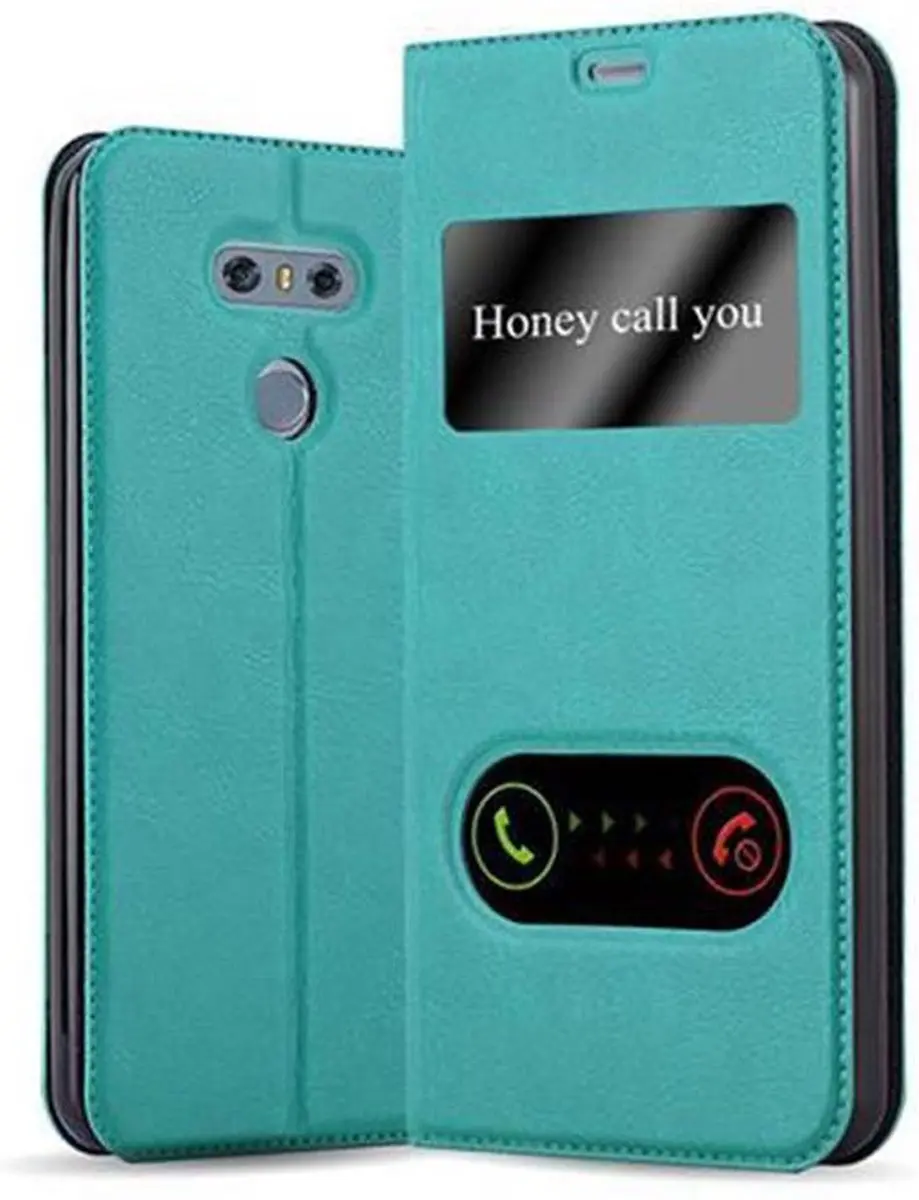 Cadorabo Hoesje geschikt voor LG G6 in MUNT TURKOOIS
