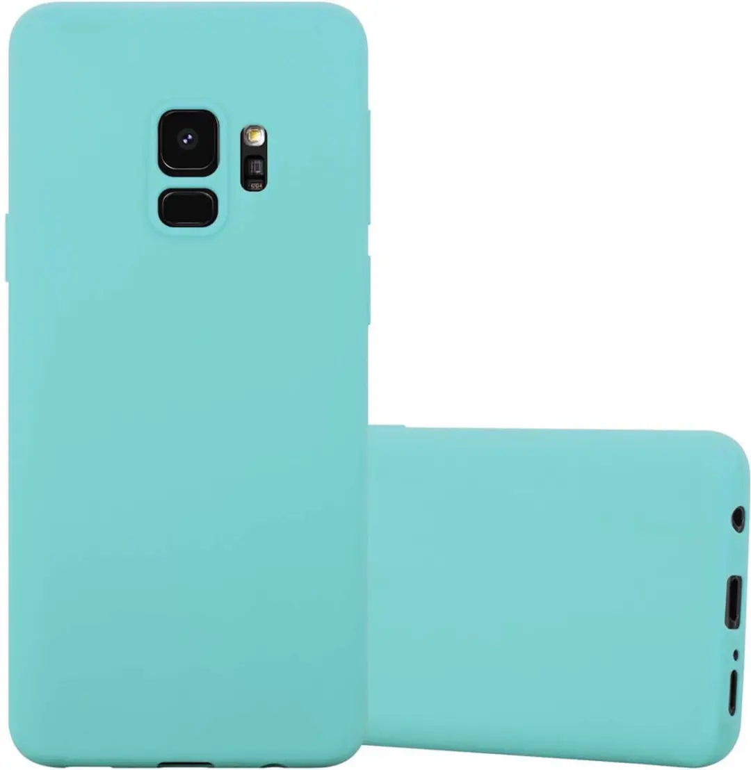 Cadorabo Hoesje geschikt voor Samsung Galaxy S9 in CANDY BLAUW