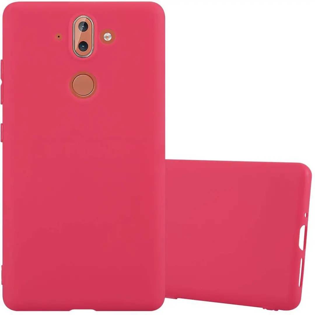 Cadorabo Hoesje geschikt voor Nokia 8 Sirocco in CANDY ROOD