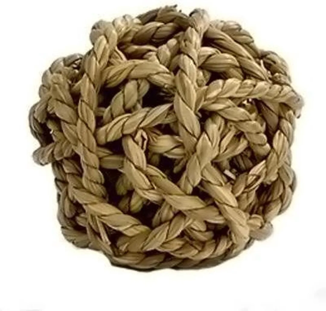 Beeztees Gevlochten Speelbal Knaagdieren 8cm