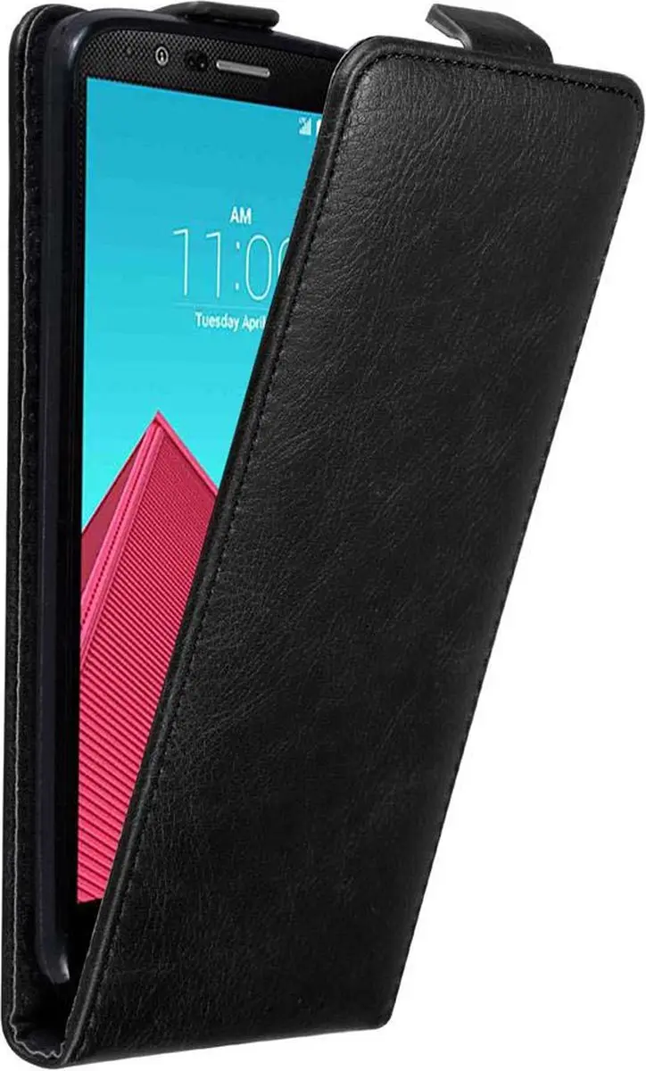 Cadorabo Hoesje geschikt voor LG G4 / G4 PLUS in ZWARTE NACHT
