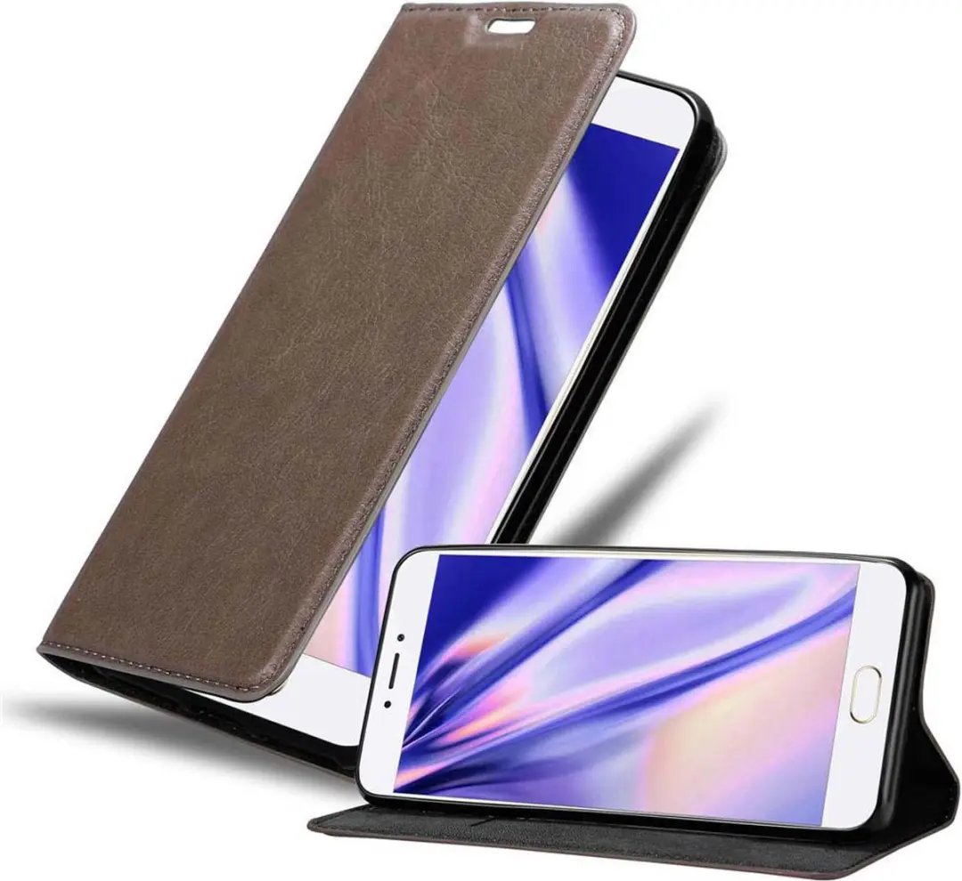Cadorabo Hoesje geschikt voor MEIZU MX6 in KOFFIE BRUIN
