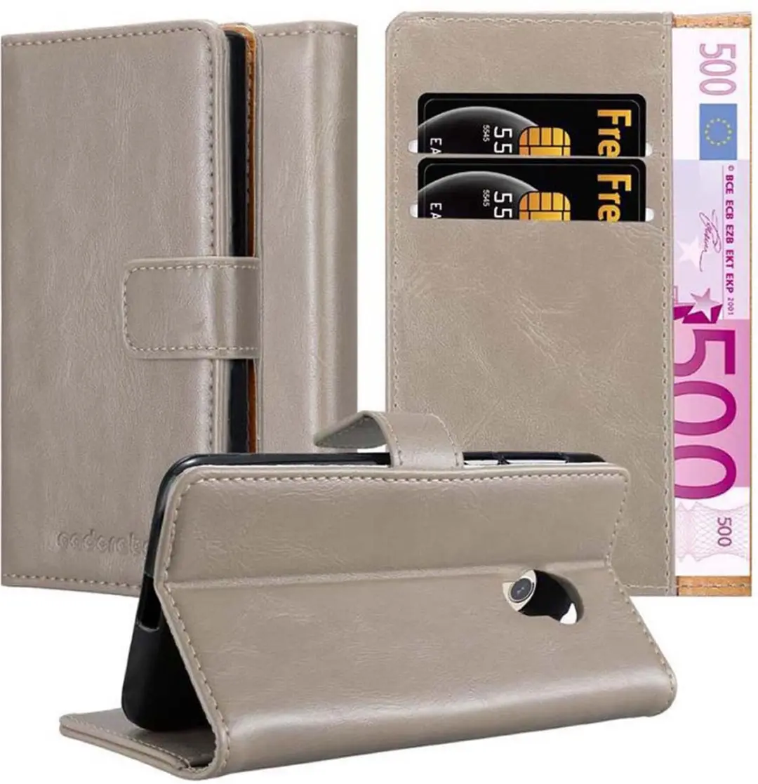 Cadorabo Hoesje geschikt voor ZTE Blade V7 in CAPPUCCINO BRUIN