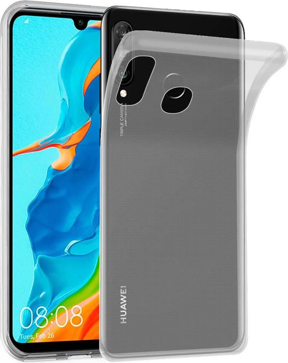 Cadorabo Hoesje geschikt voor Huawei P30 LITE in VOLLEDIG TRANSPARANT