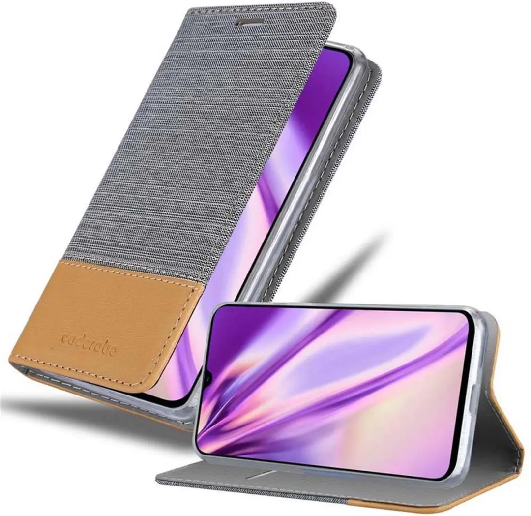 Cadorabo Hoesje geschikt voor Samsung Galaxy A70 / A70s in LICHTGRIJS BRUIN