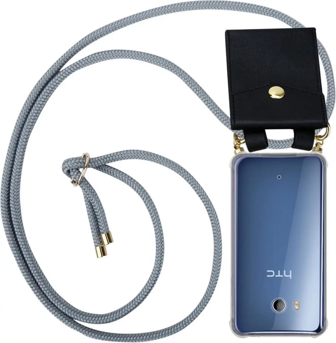 Cadorabo Hoesje geschikt voor HTC OCEAN / U11 in ZILVER GRIJS