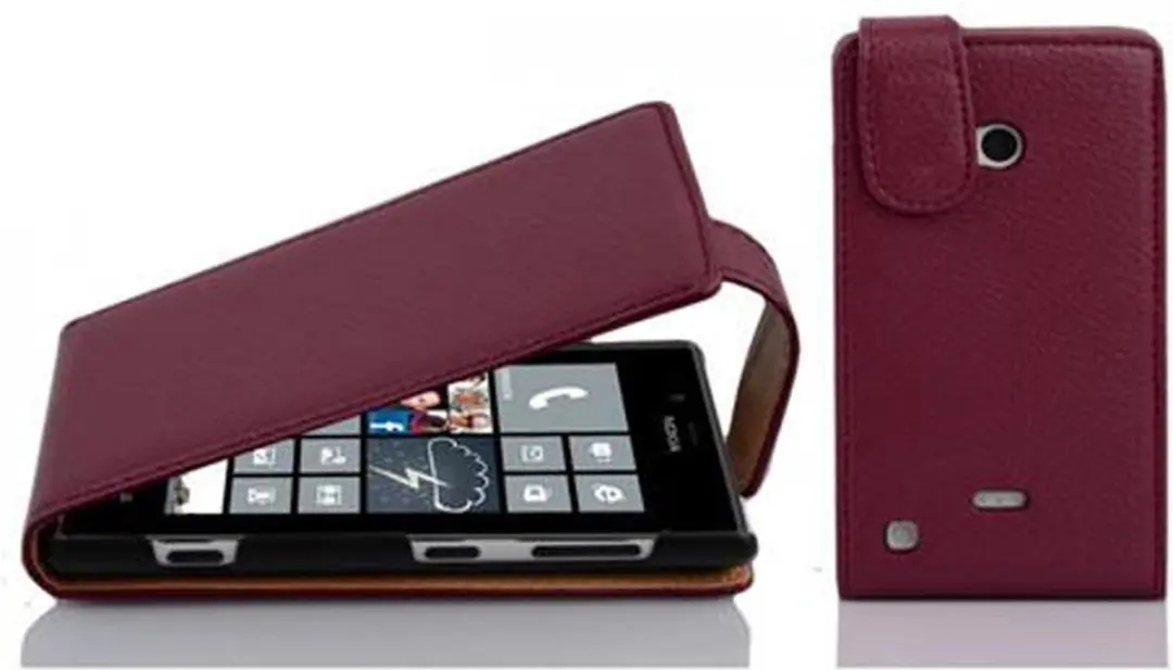 Cadorabo Hoesje geschikt voor Nokia Lumia 720 in BORDEAUX PAARS
