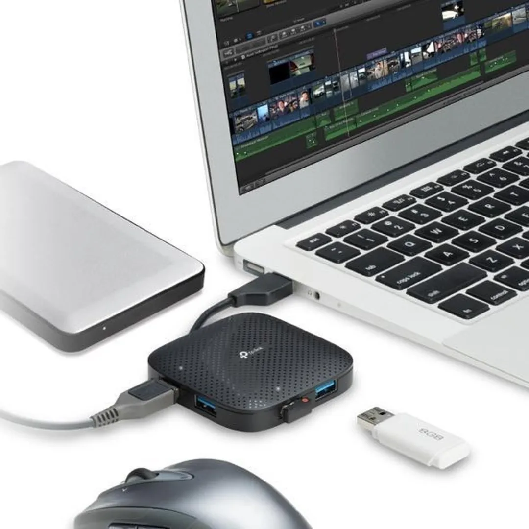 TP-Link UH400 USB 3.0 Hub - 4 Poorten - Zwart - afbeelding 6 van 6