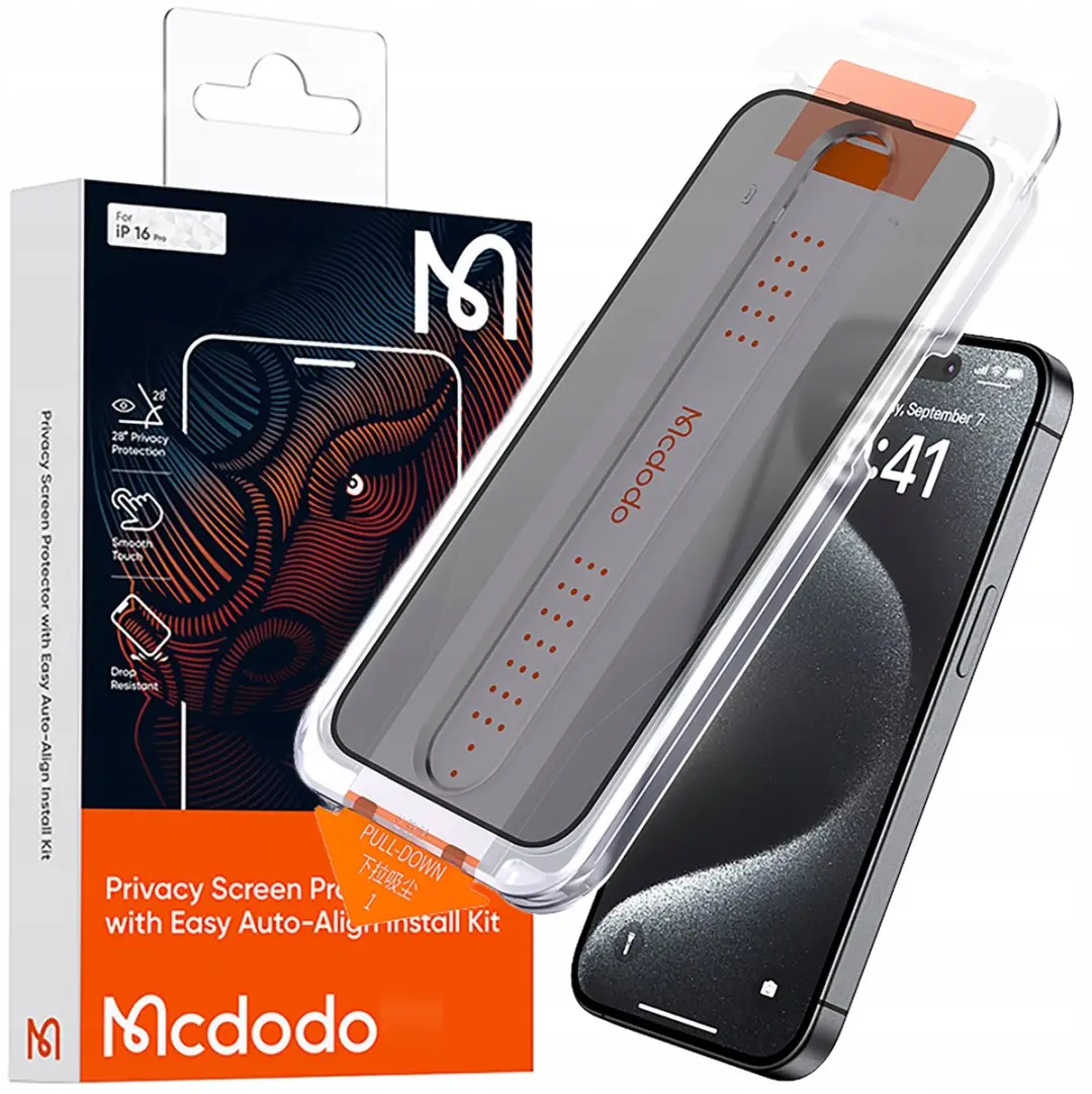 Mcdodo Ez Deeg Aangemaakt Glas Privacy Glas Voor Iphone 16 Plus