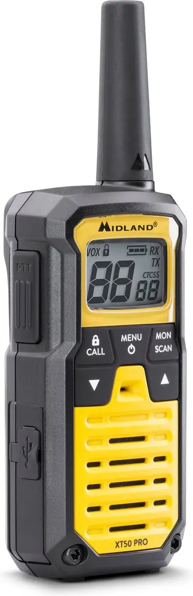 Midland XT50 Pro C1464.01 Portofoonset - Geel - afbeelding 2 van 6