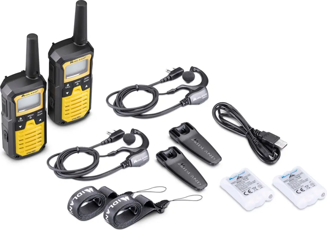 Midland XT50 Pro C1464.01 Portofoonset - Geel - afbeelding 4 van 6