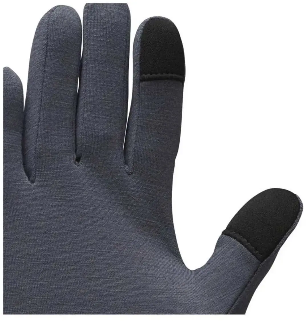 Black Diamond Midweight Ski-onderhandschoenen - Charcoal - L - afbeelding 3 van 4