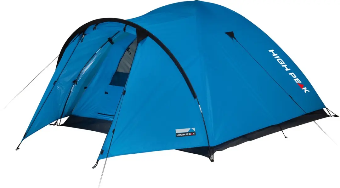 High Peak koepeltent Narvik 3, kampeertent met veranda, waterdicht, PFC-vrij