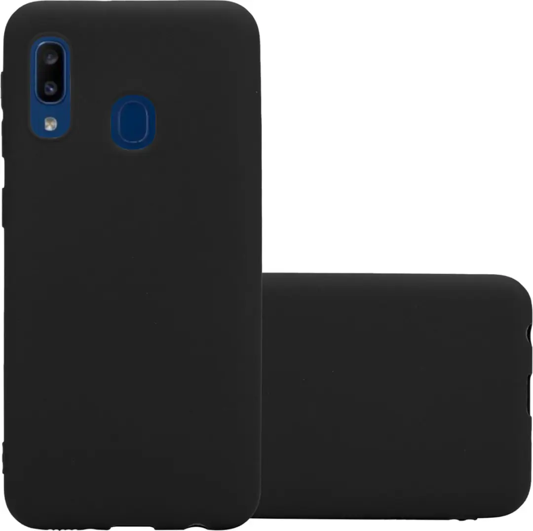 Cadorabo Hoesje geschikt voor Samsung Galaxy A10e / A20e in CANDY ZWART