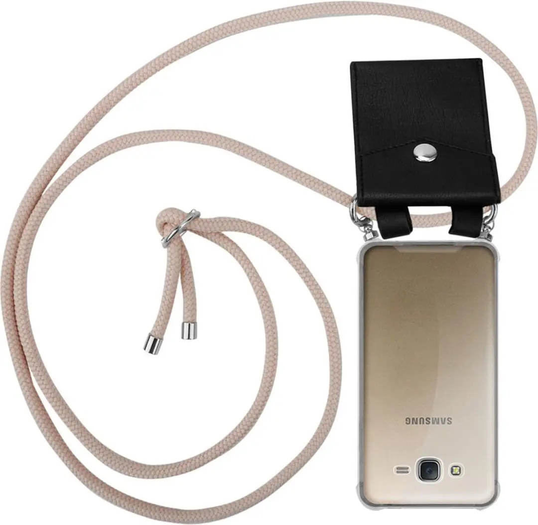 Cadorabo Hoesje geschikt voor Samsung Galaxy J7 2015 in PEARLY ROSE GOUD