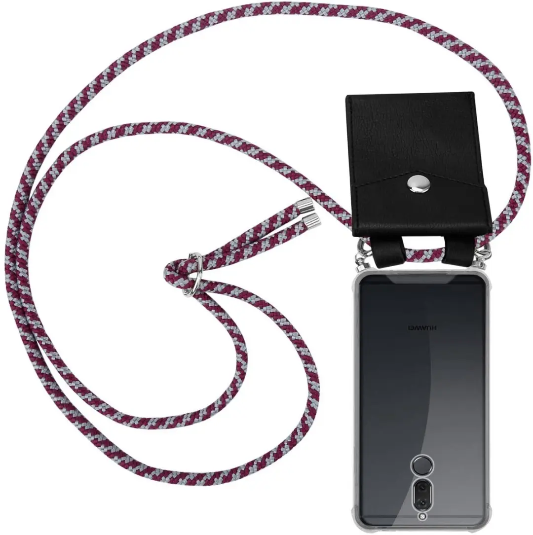 Cadorabo Hoesje geschikt voor Huawei MATE 10 LITE in ROOD WIT