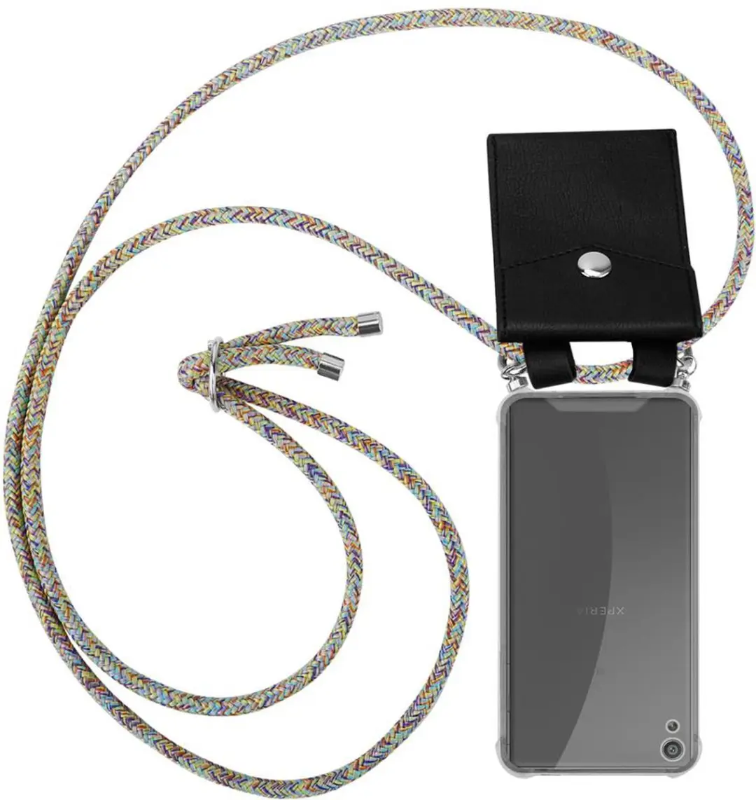 Cadorabo Hoesje geschikt voor Sony Xperia XA in REGENBOOG