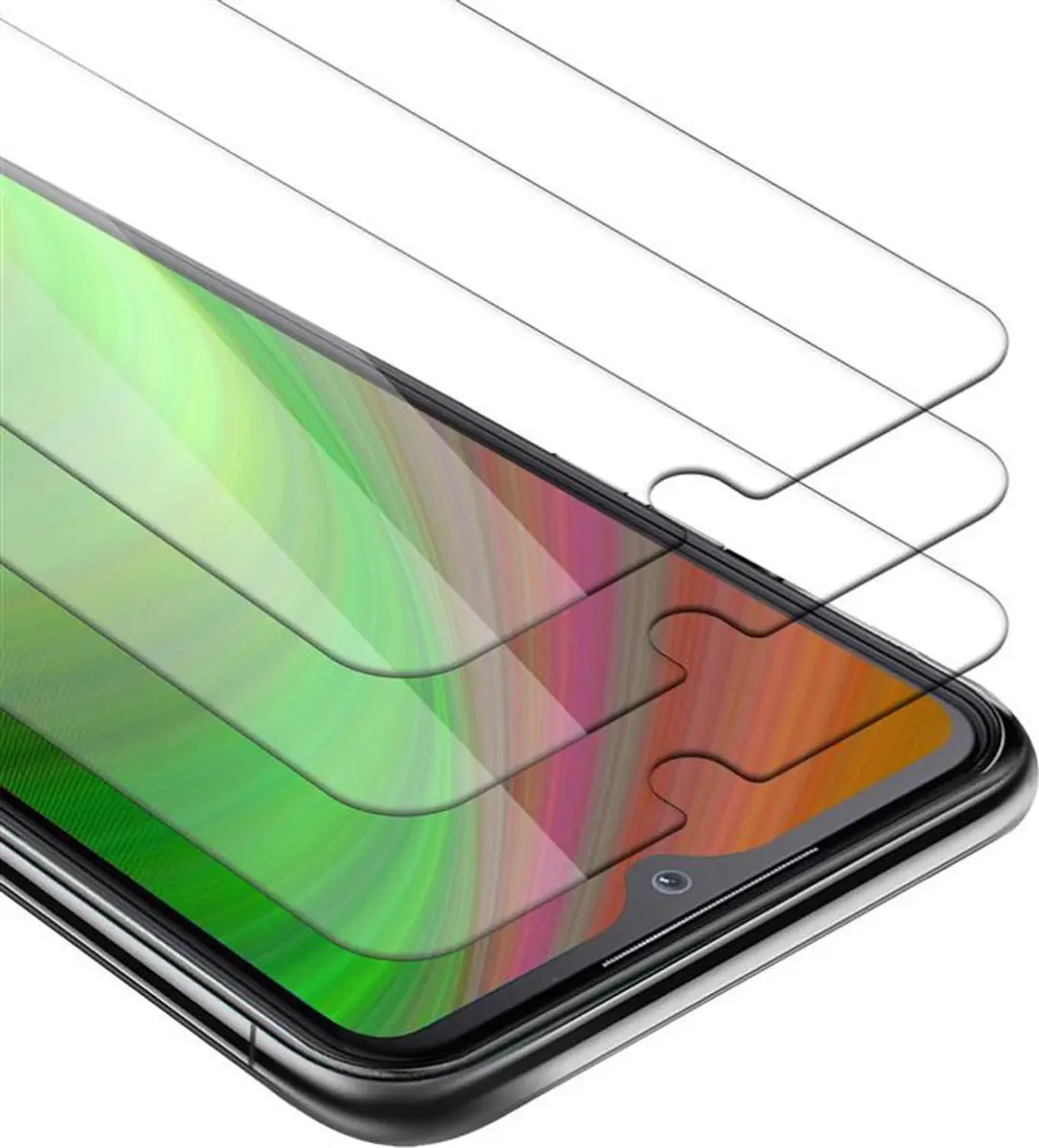 Cadorabo 3x Screenprotector geschikt voor LG KQ51