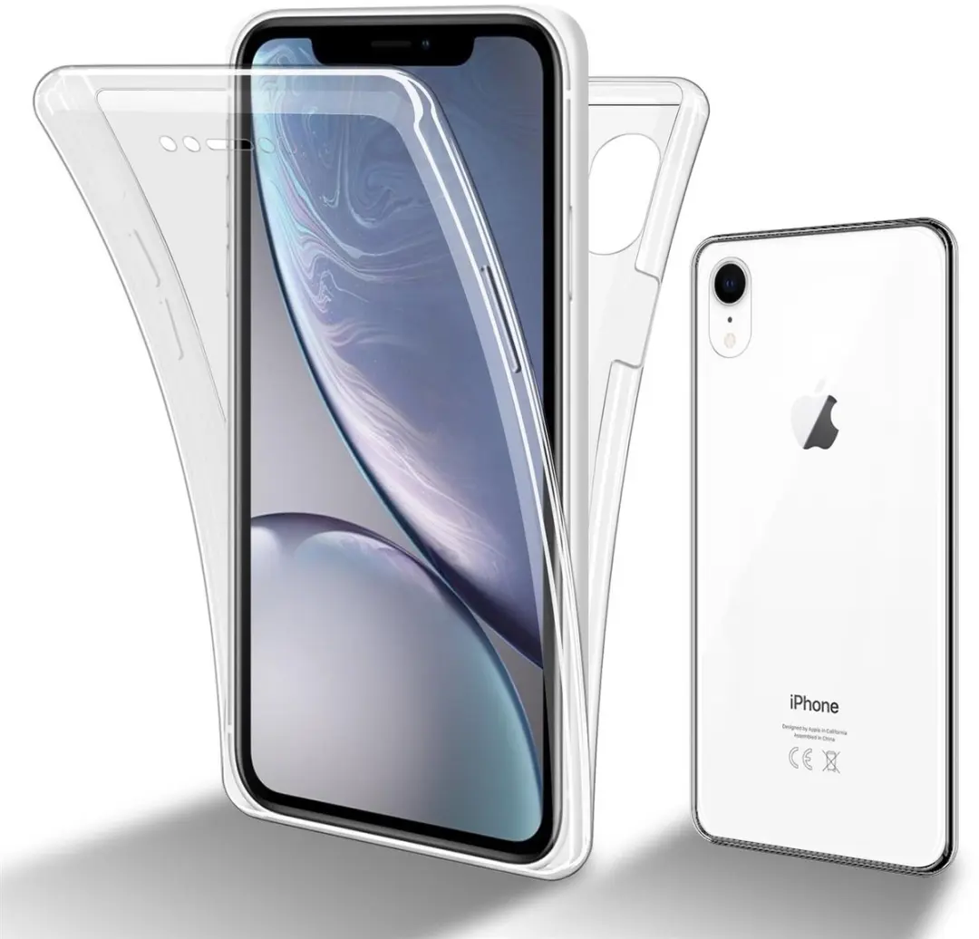 Cadorabo Hoesje geschikt voor Apple iPhone XR in TRANSPARANT