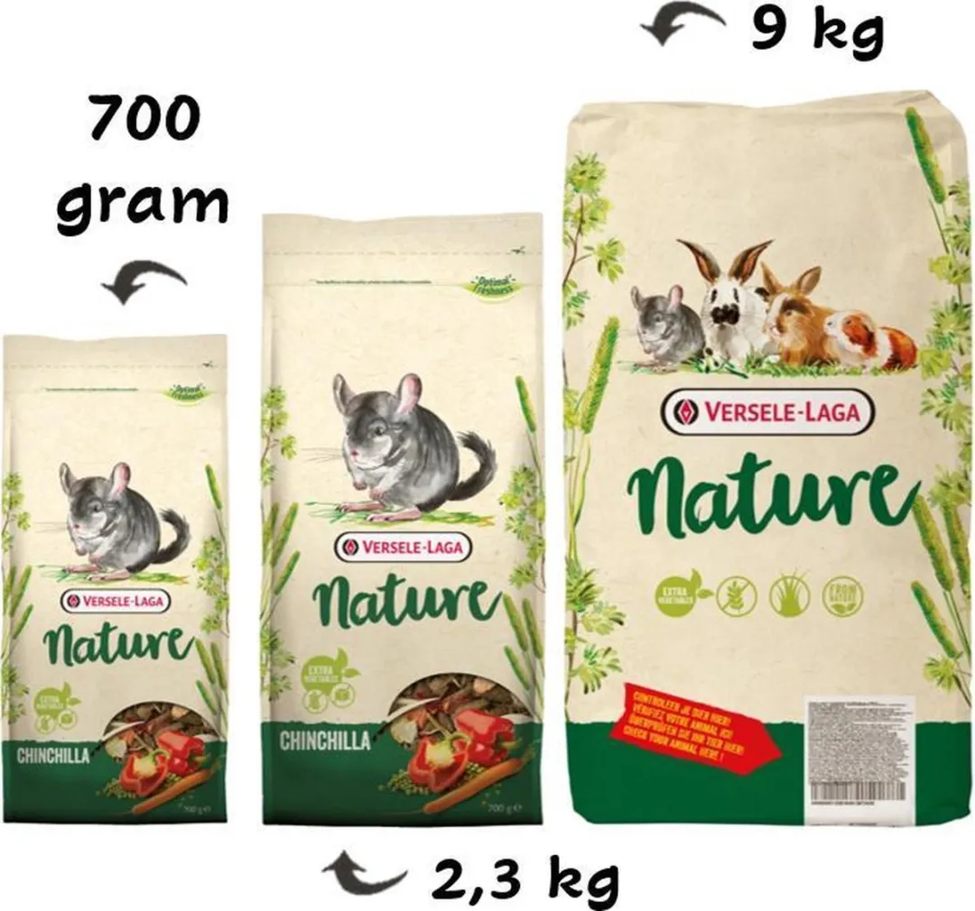 Versele-Laga Nature Chinchilla Voer 2.3kg