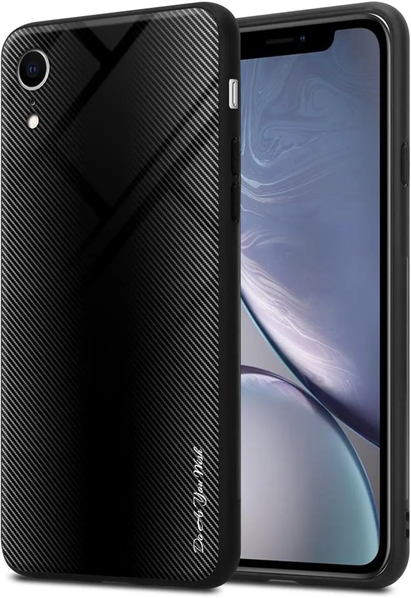 Cadorabo Hoesje geschikt voor Apple iPhone XR in OPAAL ZWART