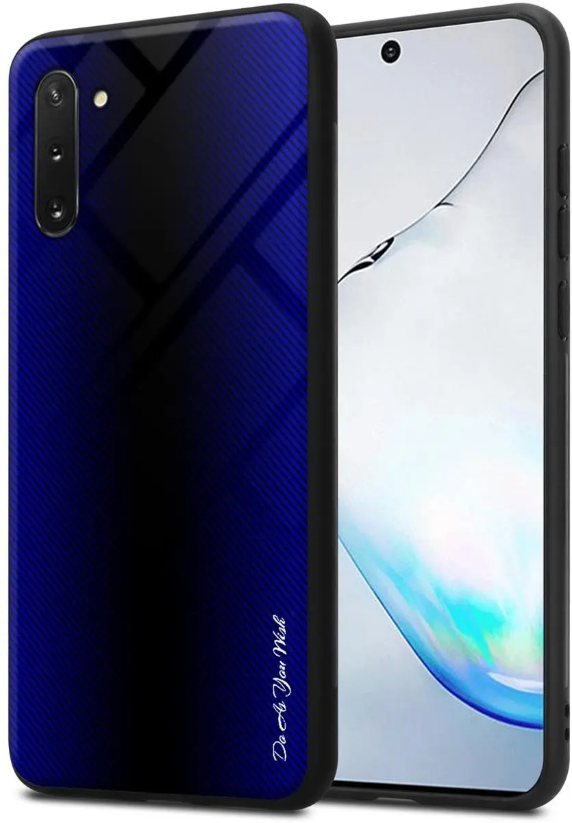 Cadorabo Hoesje geschikt voor Samsung Galaxy NOTE 10 in KOBALT PAARS