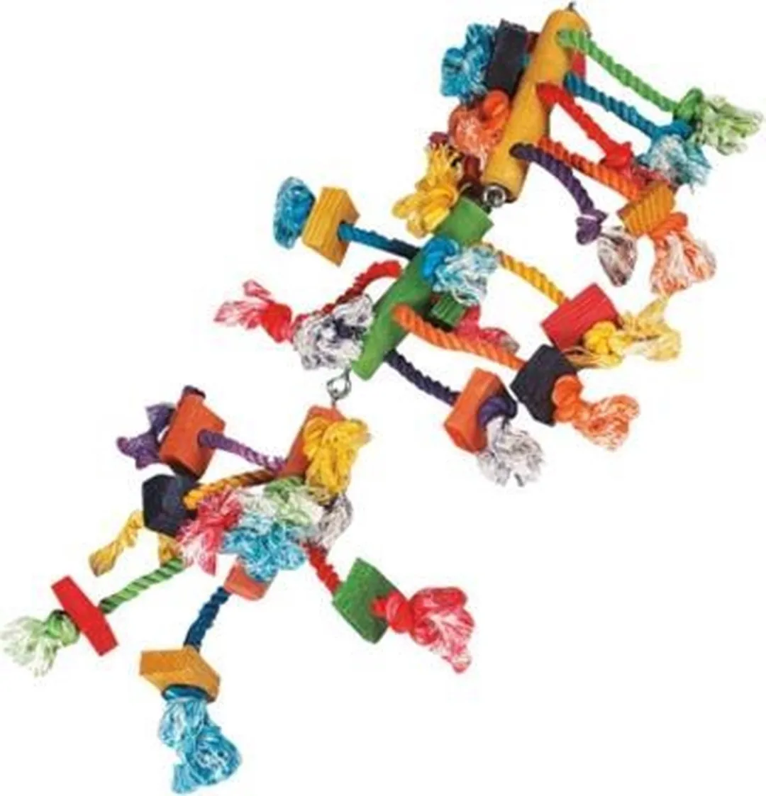 Flamingo Kooihanger Papegaaienspeelgoed - 3-delig Multicolor