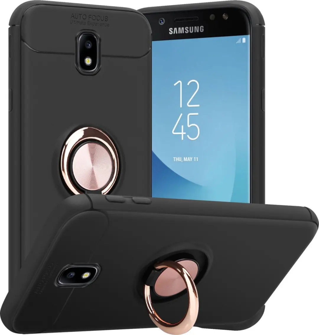 Cadorabo Hoesje geschikt voor Samsung Galaxy J7 2017 in ZWART