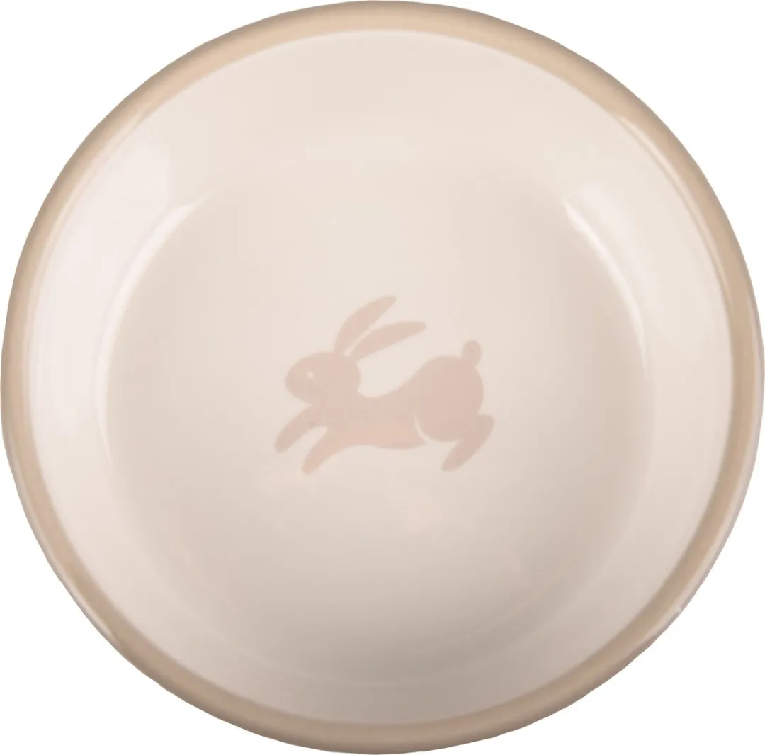 Flamingo Mylo Keramische Eetpot Knaagdier - 400ml - Beige