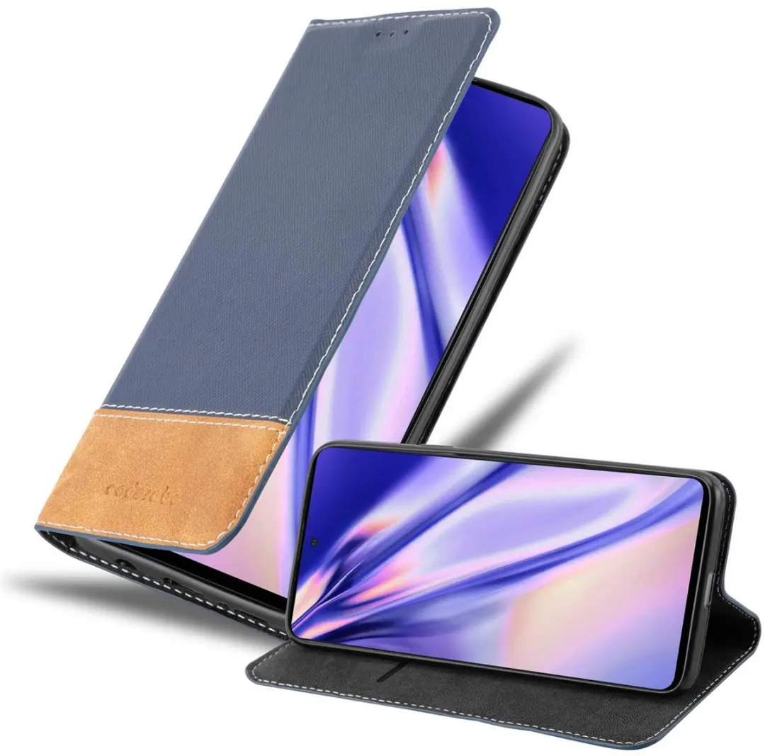Cadorabo Hoesje geschikt voor Samsung Galaxy A51 4G / M40s in DONKERBLAUW BRUIN
