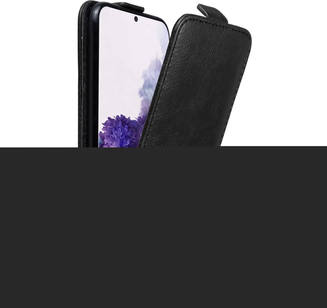 Cadorabo Hoesje geschikt voor Samsung Galaxy S20 in ZWARTE NACHT