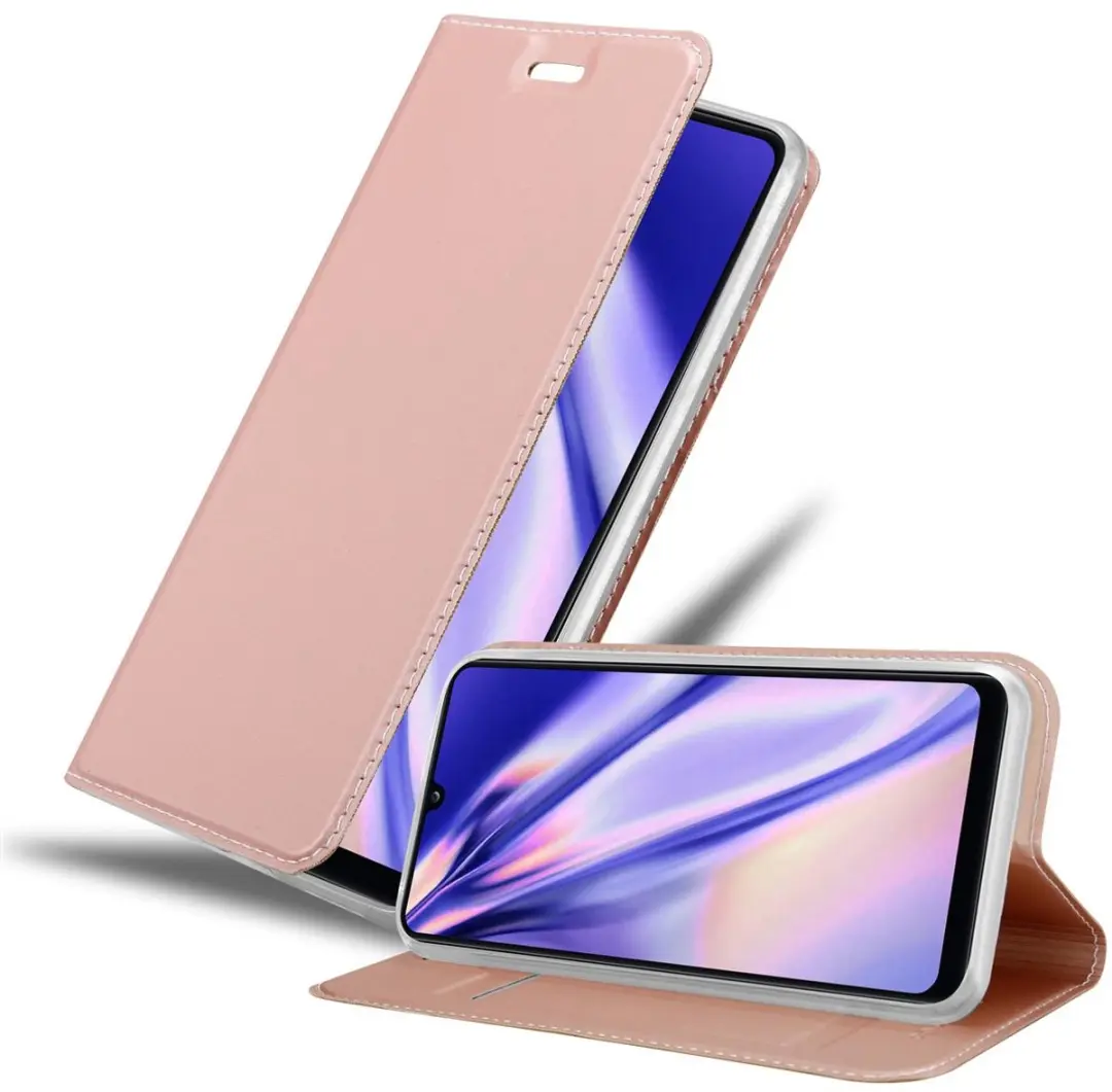 Cadorabo Hoesje geschikt voor Samsung Galaxy A31 in CLASSY ROSE GOUD