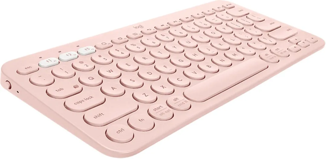 Logitech K380 Toetsenbord - Draadloos Bluetooth 3.0 - Roze - afbeelding 3 van 4