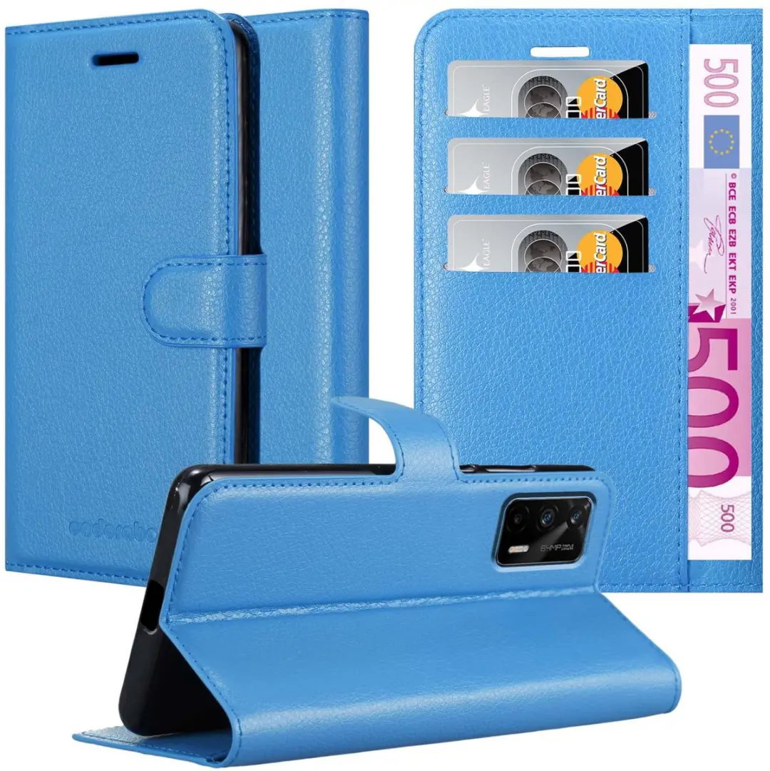 Cadorabo Hoesje geschikt voor Realme GT / GT Neo 2T / Q3 PRO in PASTEL BLAUW