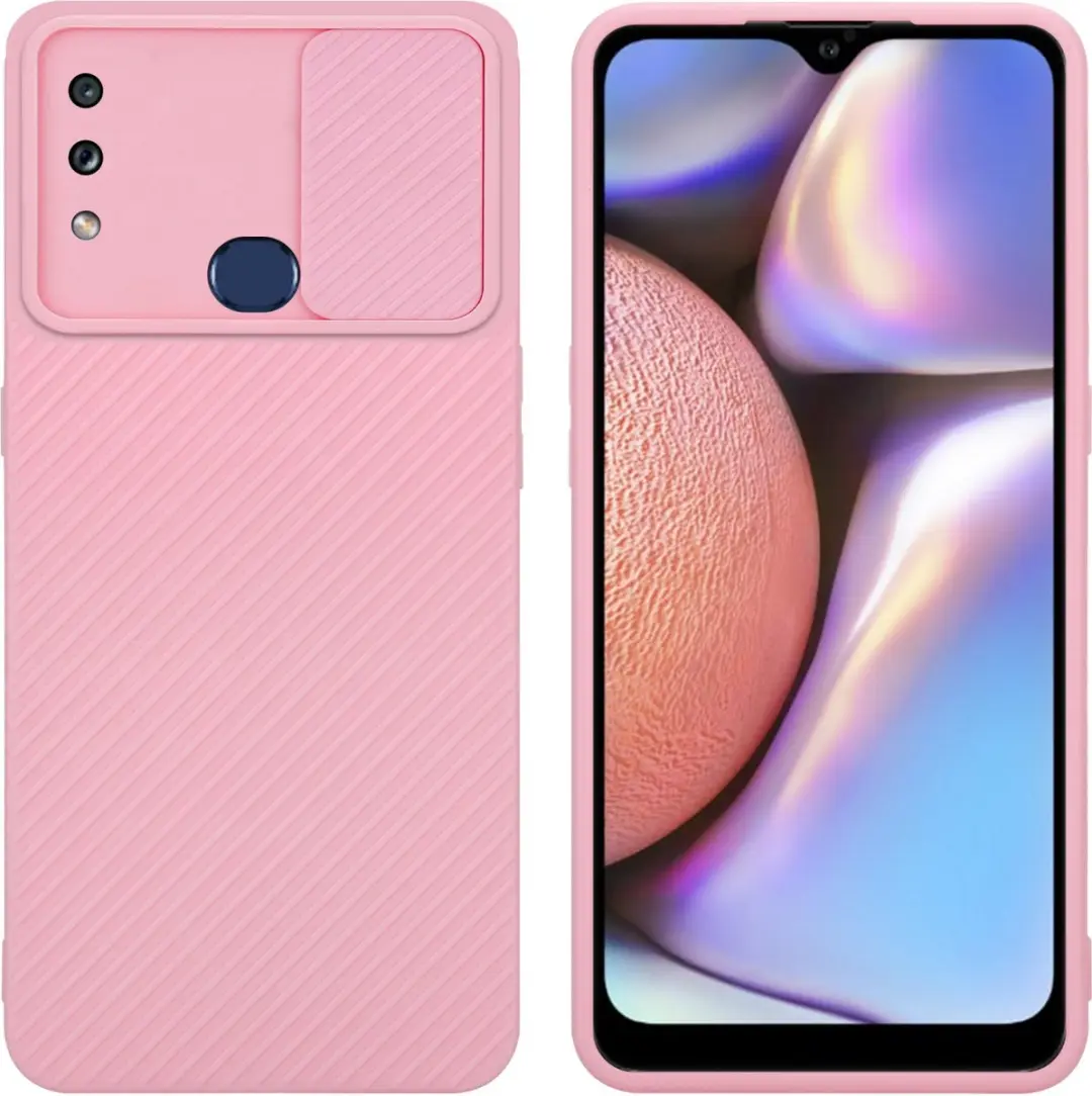 Cadorabo Hoesje geschikt voor Samsung Galaxy A10s / M01s in Bonbon Roze