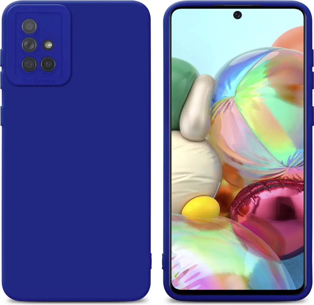 Cadorabo Hoesje geschikt voor Samsung Galaxy A71 4G in FLUID BLAUW