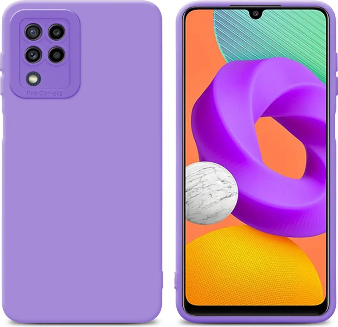Cadorabo Hoesje geschikt voor Samsung Galaxy M22 / M32 4G in FLUID LICHT PAARS