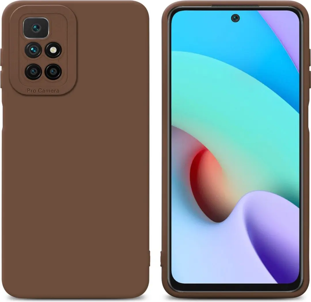 Cadorabo Hoesje geschikt voor Xiaomi RedMi 10 in FLUID BRUIN