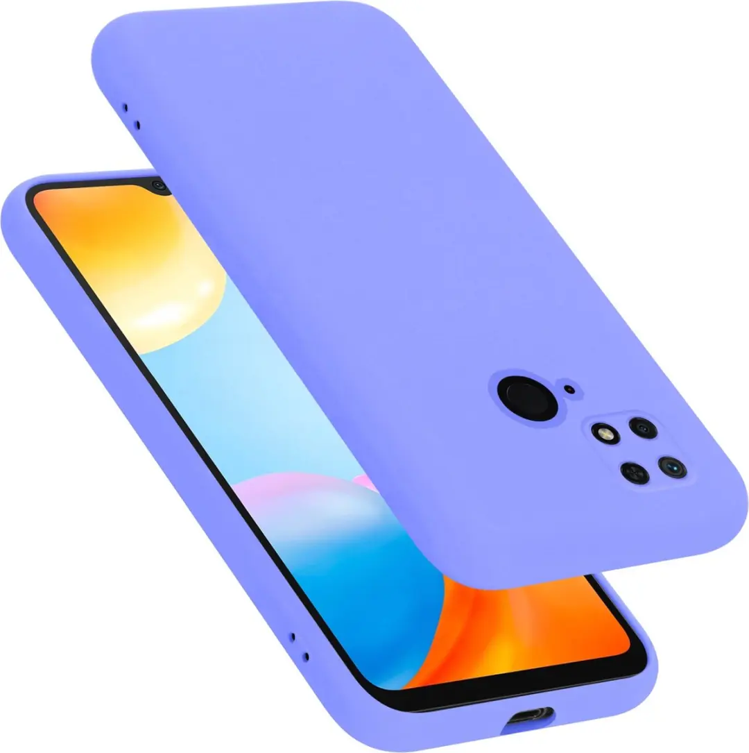 Cadorabo Hoesje geschikt voor Xiaomi RedMi 10C / POCO C40 in LIQUID LICHT PAARS