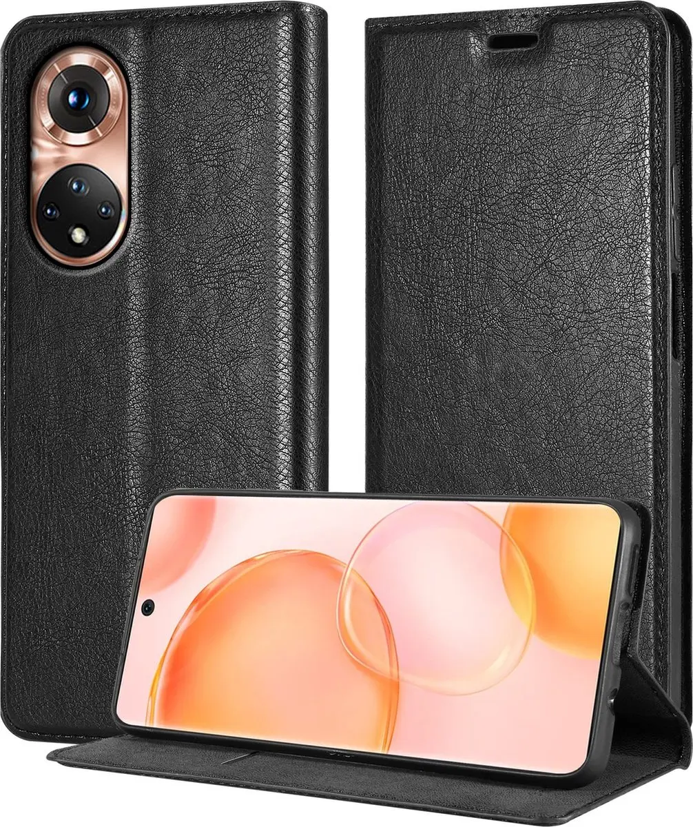 Cadorabo Hoesje geschikt voor Honor 50 / Huawei NOVA 9 in ZWARTE NACHT